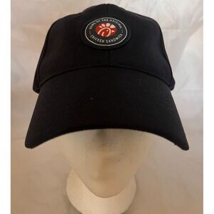 Chick-fil-A Employee Uniform Hat Navy Blue Adjustable Oobe Ball Cap Patch Logo